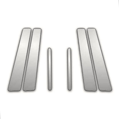 6Pc Chrome Pillar Post Covers for Lincoln MKZ (2007–2012)
