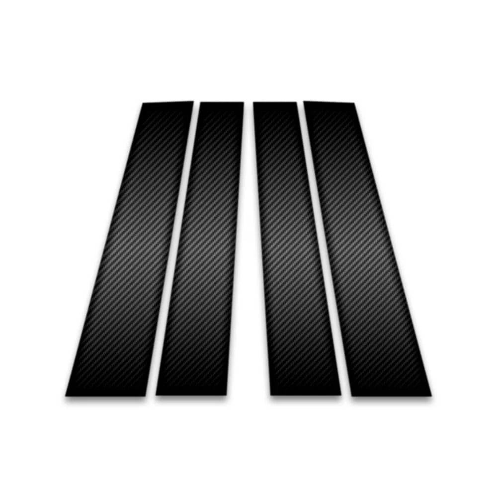 4pc Carbon Fiber Pillar Post Covers for 2022-2023 Mitsubishi Outlander