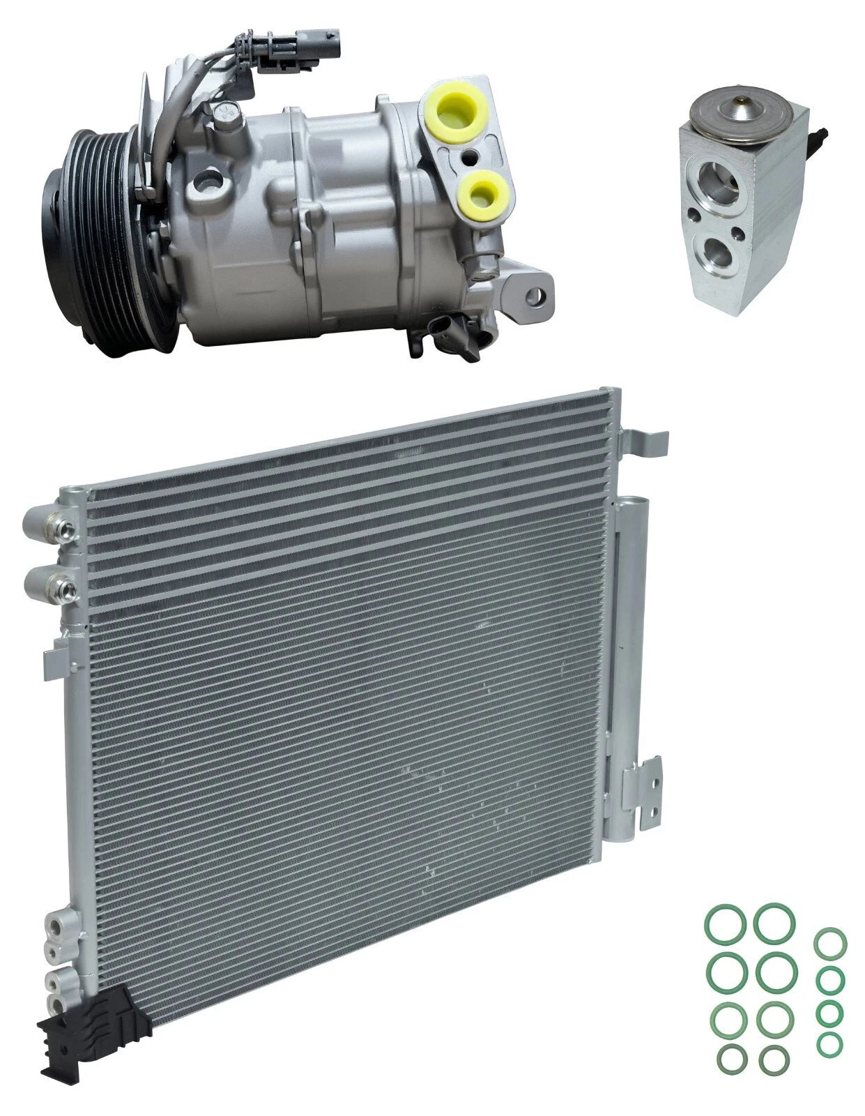 AC Compressor Kit With Condenser for Cadillac CTS 3.6L (2017–2019)