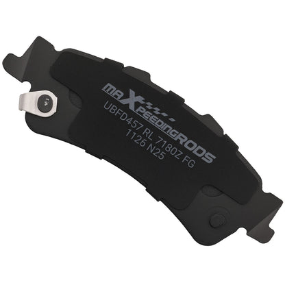 Front Rear Ceramic Brake Pads for Chevrolet Silverado 1500 (1999–2006/Astro 2003–2005)