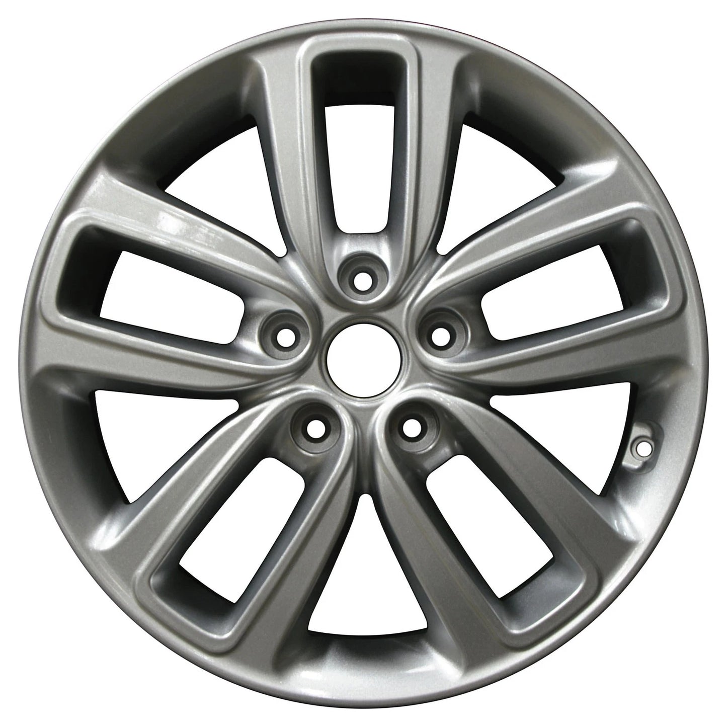 17x6.5 Factory Wheel Replacement Sparkle Silver Full Face for Kia Soul (2014–2019)
