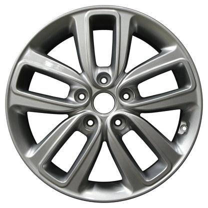 17x6.5 Factory Wheel Replacement Sparkle Silver Full Face for Kia Soul (2014–2019)