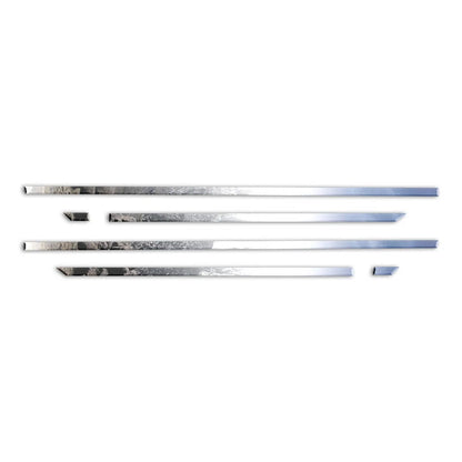 Diamond Grade 6pc Stainless Steel 1" Side Molding for 2010-2015 Honda Crosstour