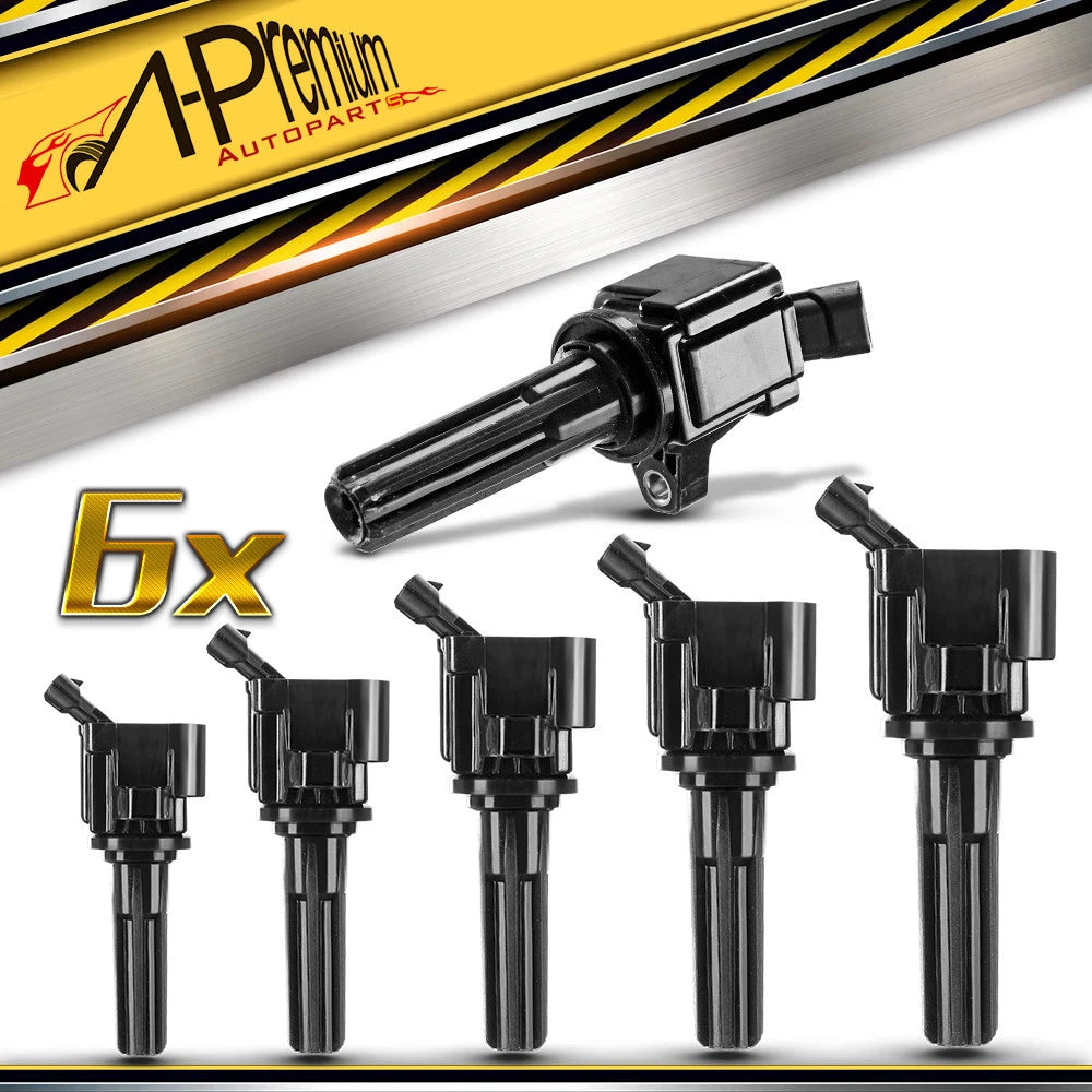 6x Ignition Coil for Chevy Trailblazer GMC Envoy (2006–2009)