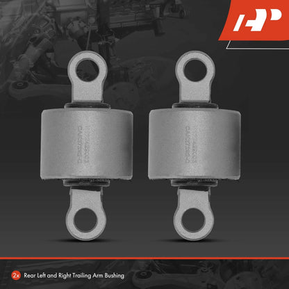 2Pcs Trailing Arm Bushing for Chevy Malibu, Impala, Buick LaCrosse