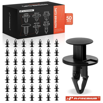 50Pcs 10.5mm Nylon Push-Type Clips for Chevy
