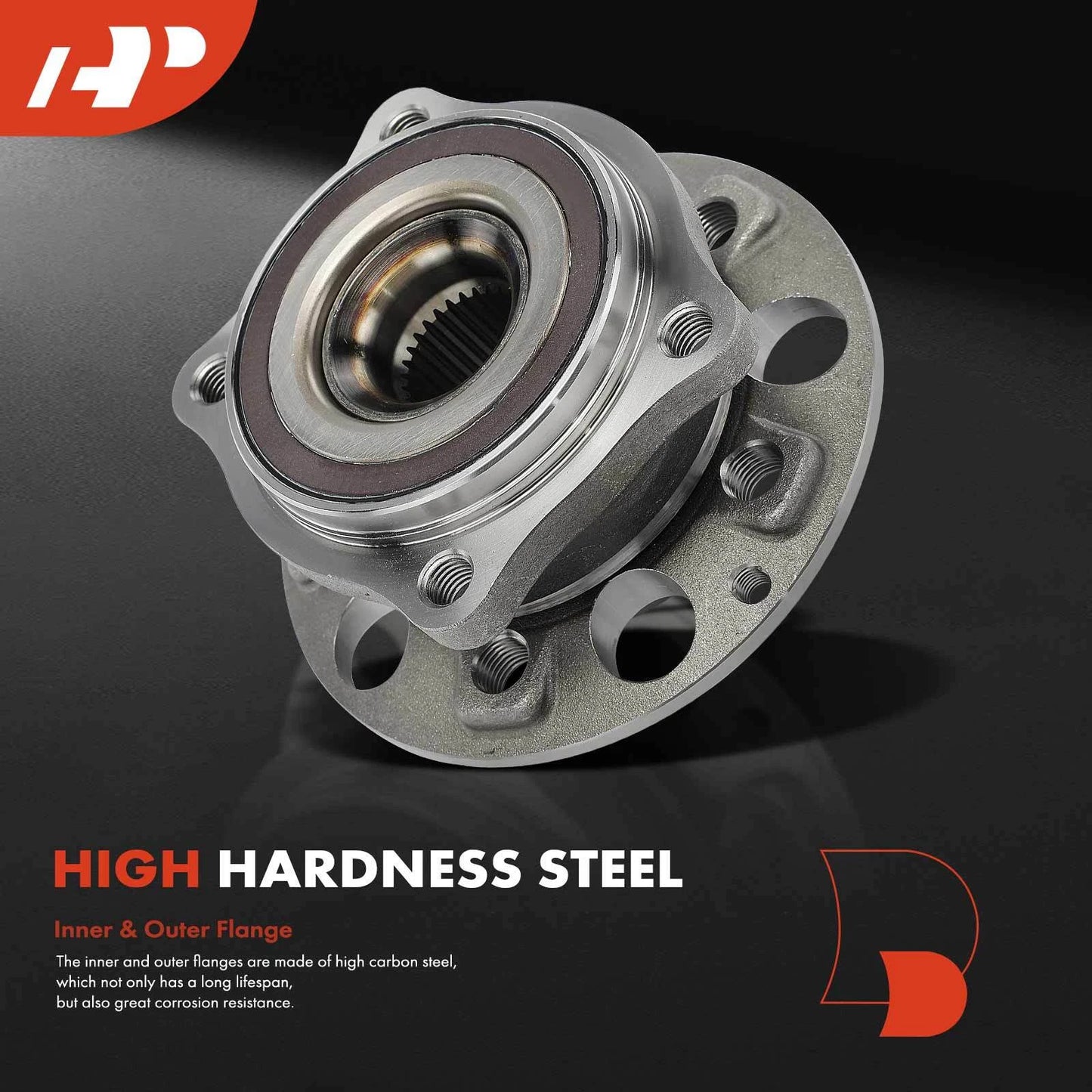 2X Front Wheel Hub & Bearing Assembly for Mercedes-Benz E63 AMG (2017–2020)
