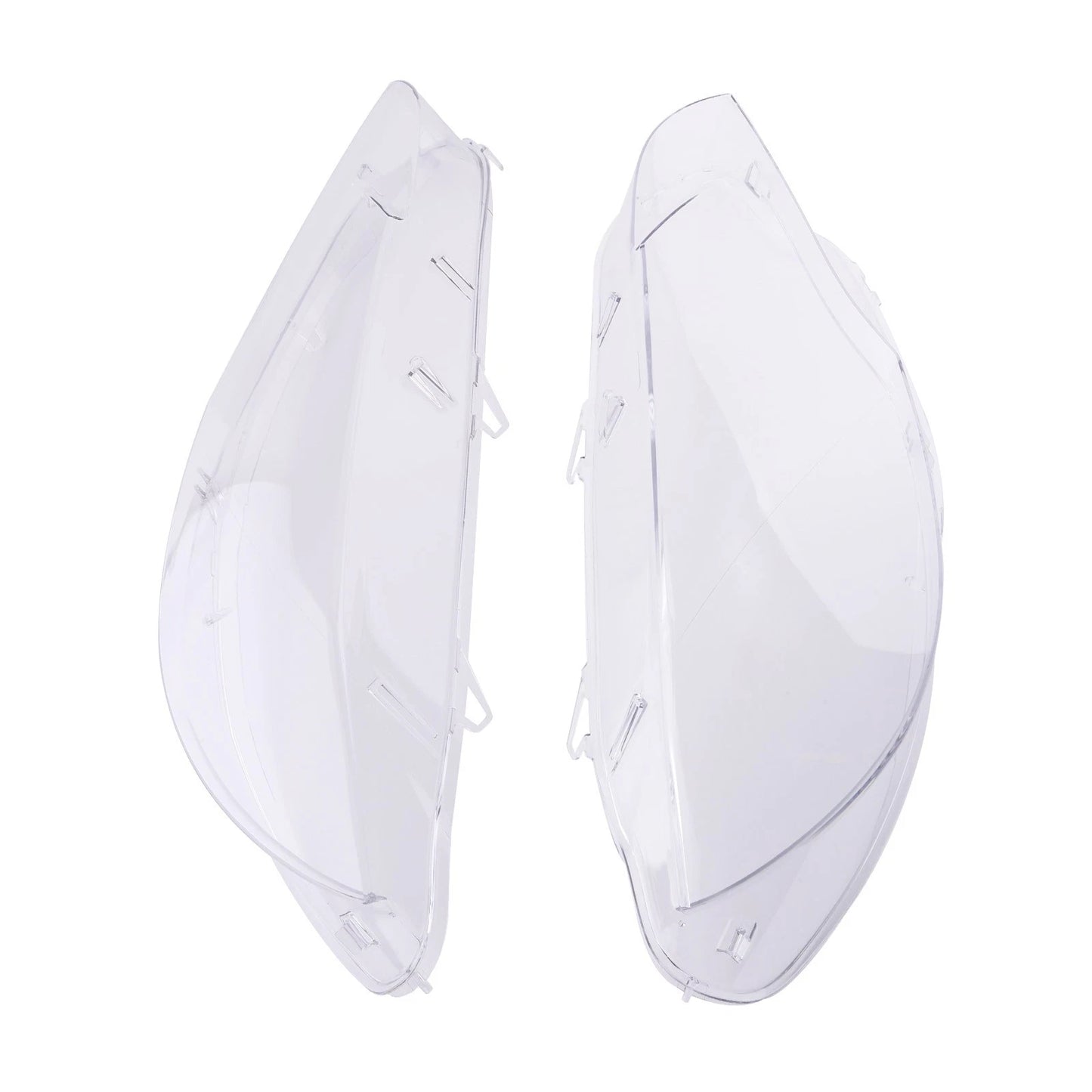 Front Headlamp Lens Cover Pair for BMW X6 E71 (2008–2014)