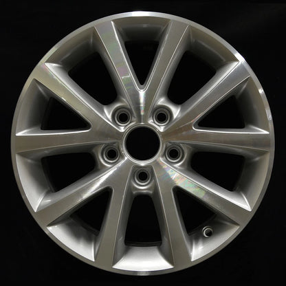 16x6.5 Factory Wheel Fine Bright Silver Replacement for Volkswagen Jetta (2010–2015)