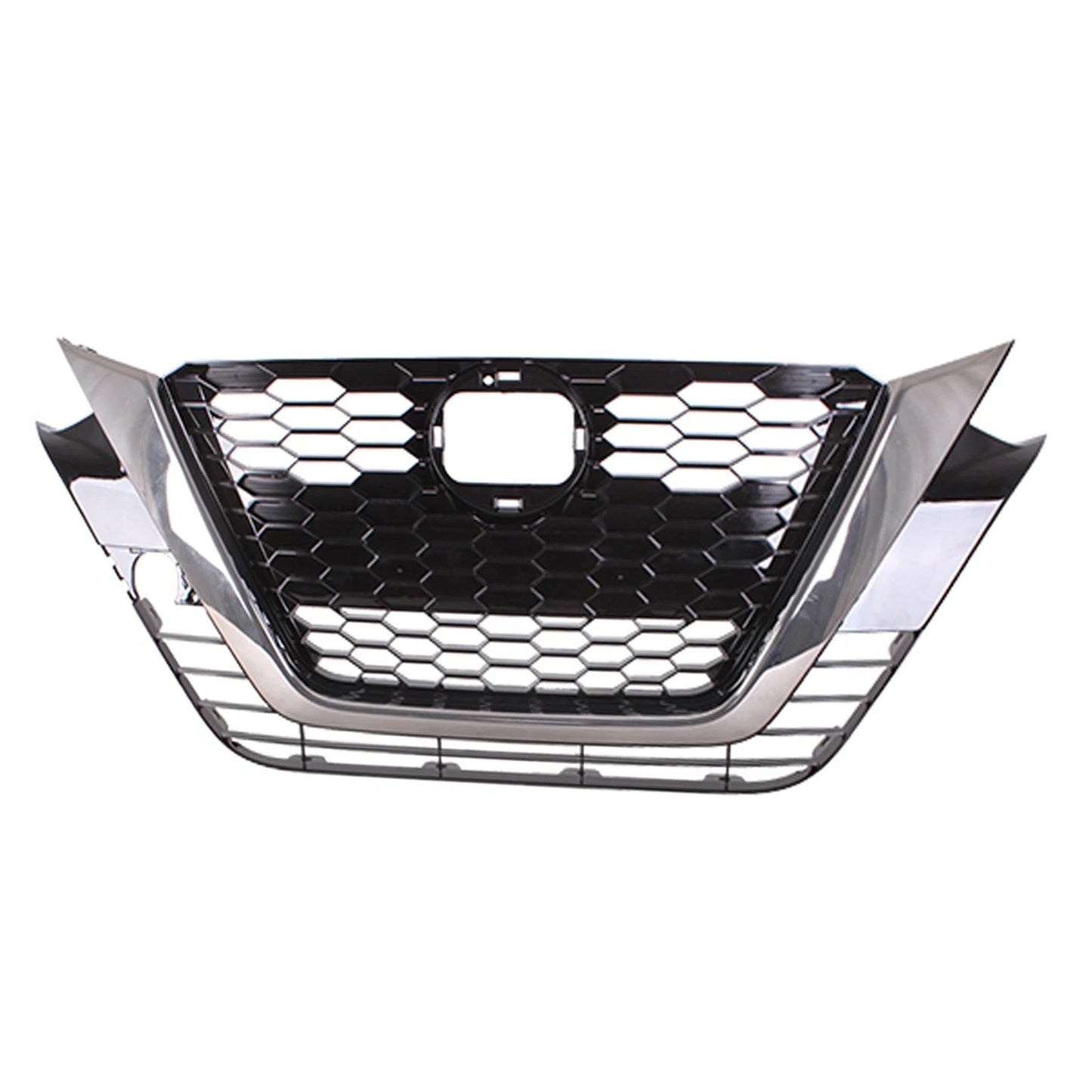 Front Grille Replacement Black Smoked ABS Plastic for Toyota Hilux (2016–2020)