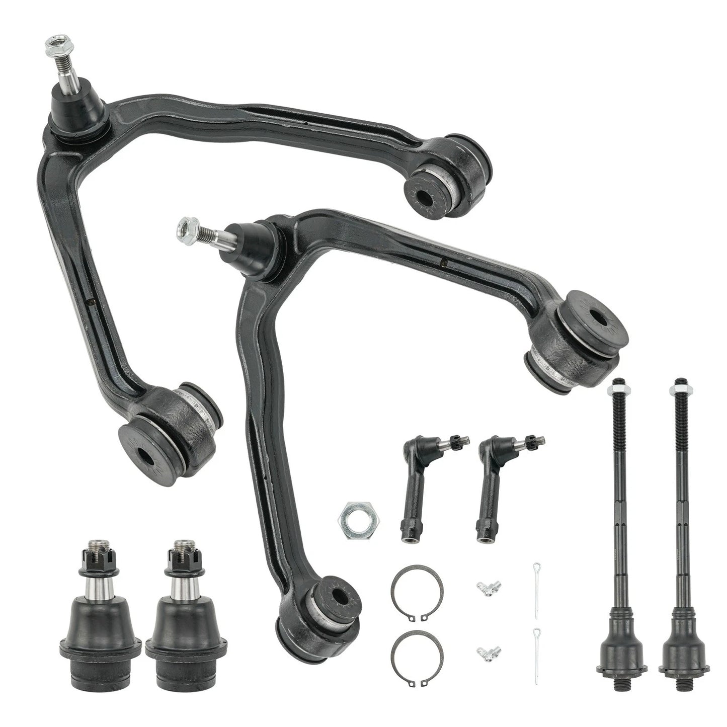 8PC Front Control Arm & Tie Rod Kit for Chevy Silverado 1500 Tahoe (1999–2003)
