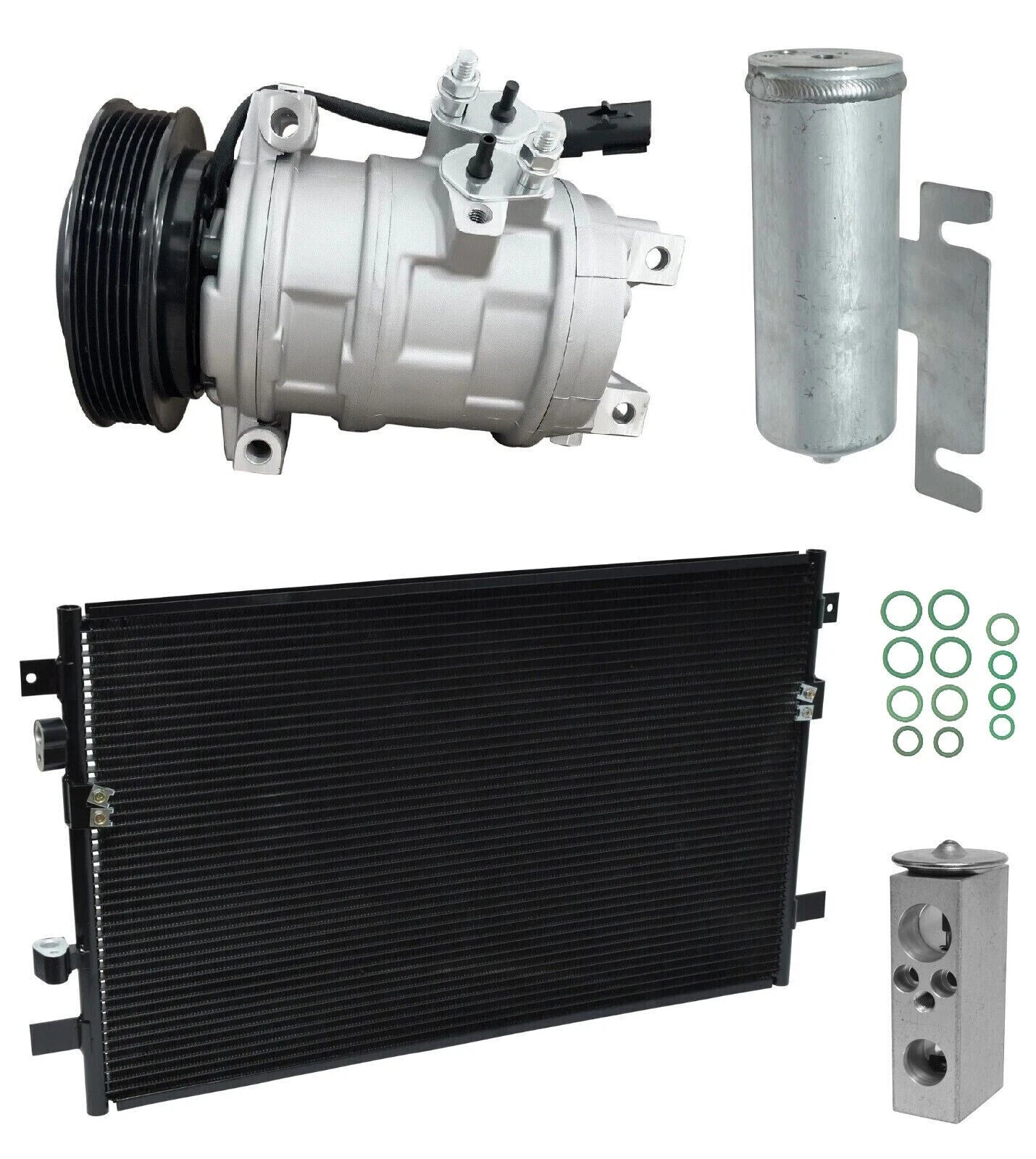 AC Compressor Kit With Condenser for Chrysler Pacifica 3.5L (2004–2008)