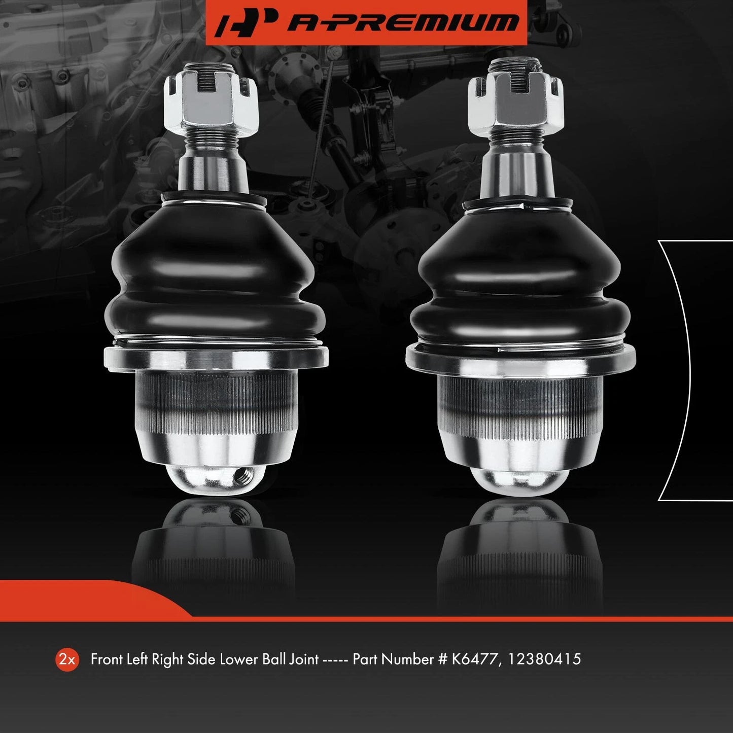 2X Front Lower Ball Joints for Chevy Tahoe GMC Yukon (1995–2000)