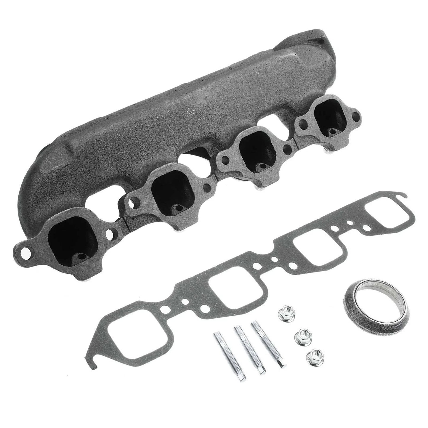 2X Exhaust Manifold with Gasket for Chevy C1500 GMC K3500 (1990–1999)