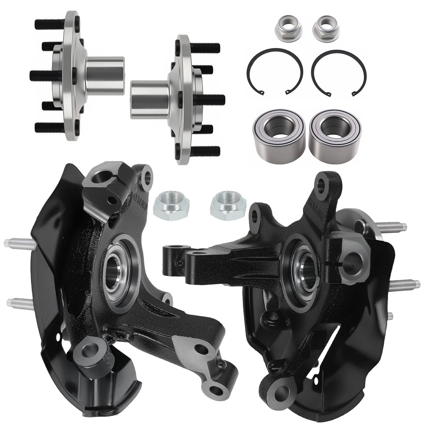 Front Steering Knuckle Hub Assembly for Ford Edge Lincoln MKX (2007–2010)
