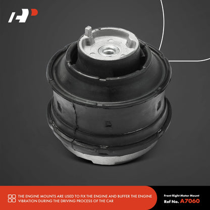3X Engine Motor & Transmission Mount for Mercedes-Benz C280 (1998–2000)