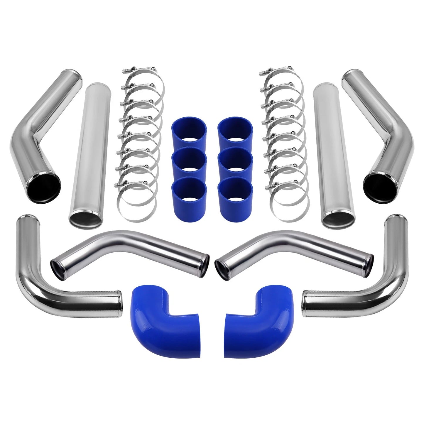 2.5 Inch Universal Aluminum Intercooler Turbo Pipe Kit for (—–—)