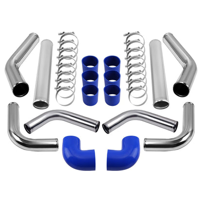 2.5 Inch Universal Aluminum Intercooler Turbo Pipe Kit for (—–—)