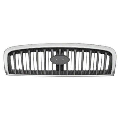 Replacement Black Chrome Plastic Front Grille For 2002-2005 Hyundai Sonata