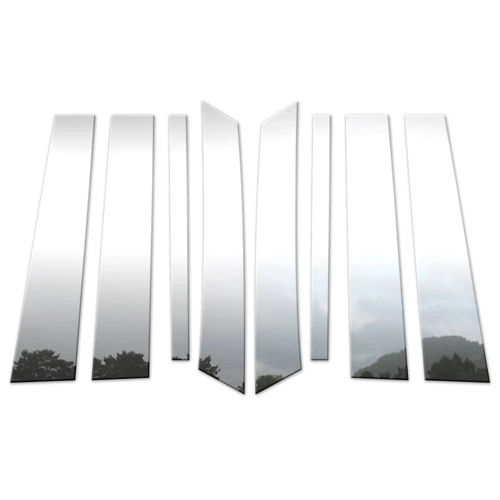 8 Pc Chrome Pillar Post Covers for 07-15 Edge/ Mkx - Upgrade Your Auto P3040