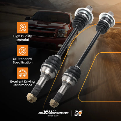 2x Rear Left & Right Side CV Axle for Yamaha Rhino 450 660 (2004–2009)