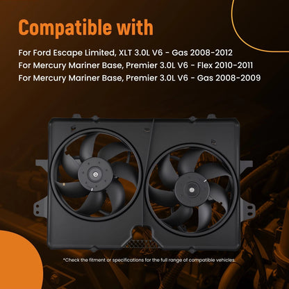 Cooling Fan Assembly for Ford Escape V6 (2008–2012)