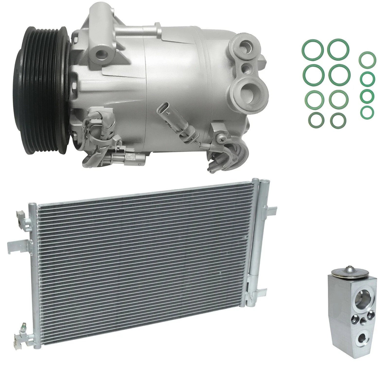 AC Compressor Kit With Condenser for Buick LaCrosse 2.4L (2012–2016)