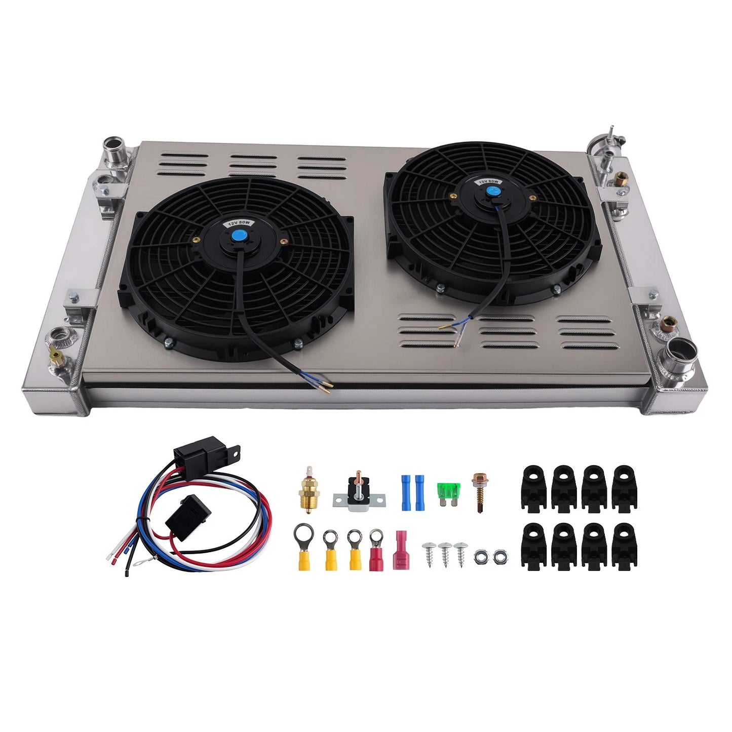Cross Flow Radiator 3 Row for Chevrolet C1500 K1500 (1988–1999)