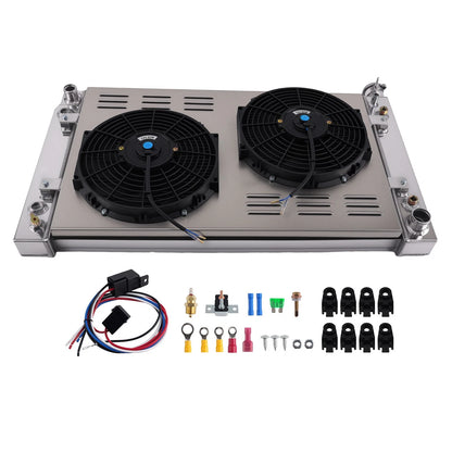 Cross Flow Radiator 3 Row for Chevrolet C1500 K1500 (1988–1999)