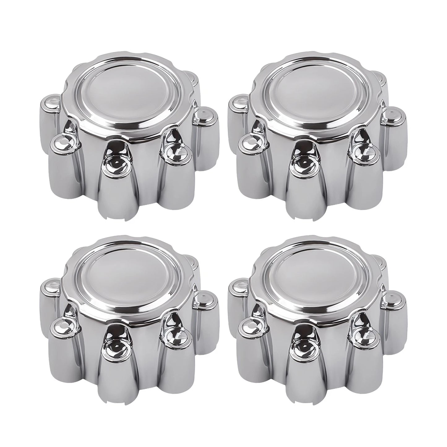 4 Pcs Wheel Center Hub Caps Chrome for Ford F-250 F-350 Super Duty (2011–2016)