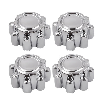 4 Pcs Wheel Center Hub Caps Chrome for Ford F-250 F-350 Super Duty (2011–2016)