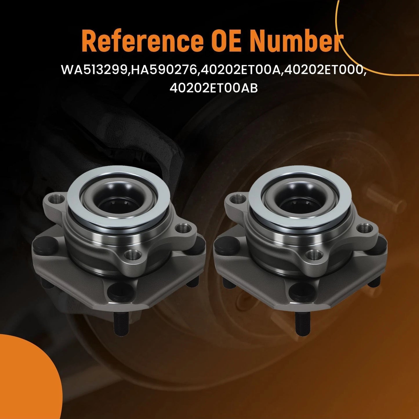 Front Hub Bearing Assembly for Nissan Sentra 2.0L (2007–2012)
