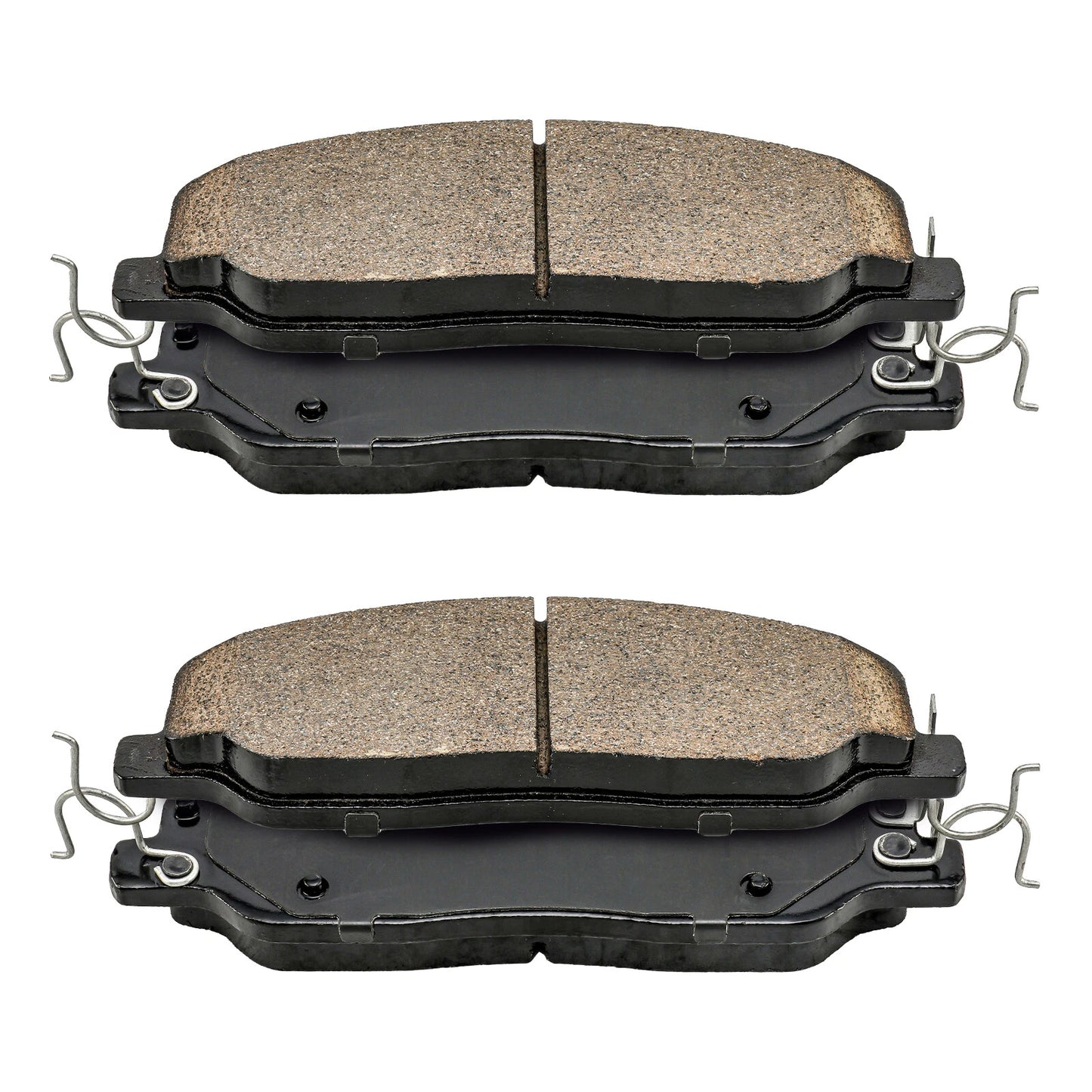 Front Ceramic Brake Pads with Hardware for Ford Mustang V6 (2011–2014)