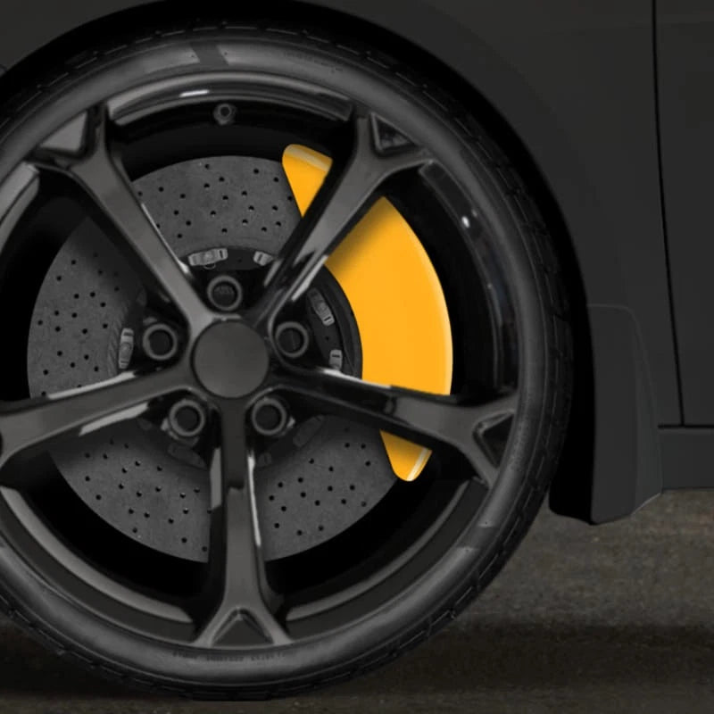 Set of 4 Classic Yellow Caliper Covers for 2023-2025 GMC Canyon