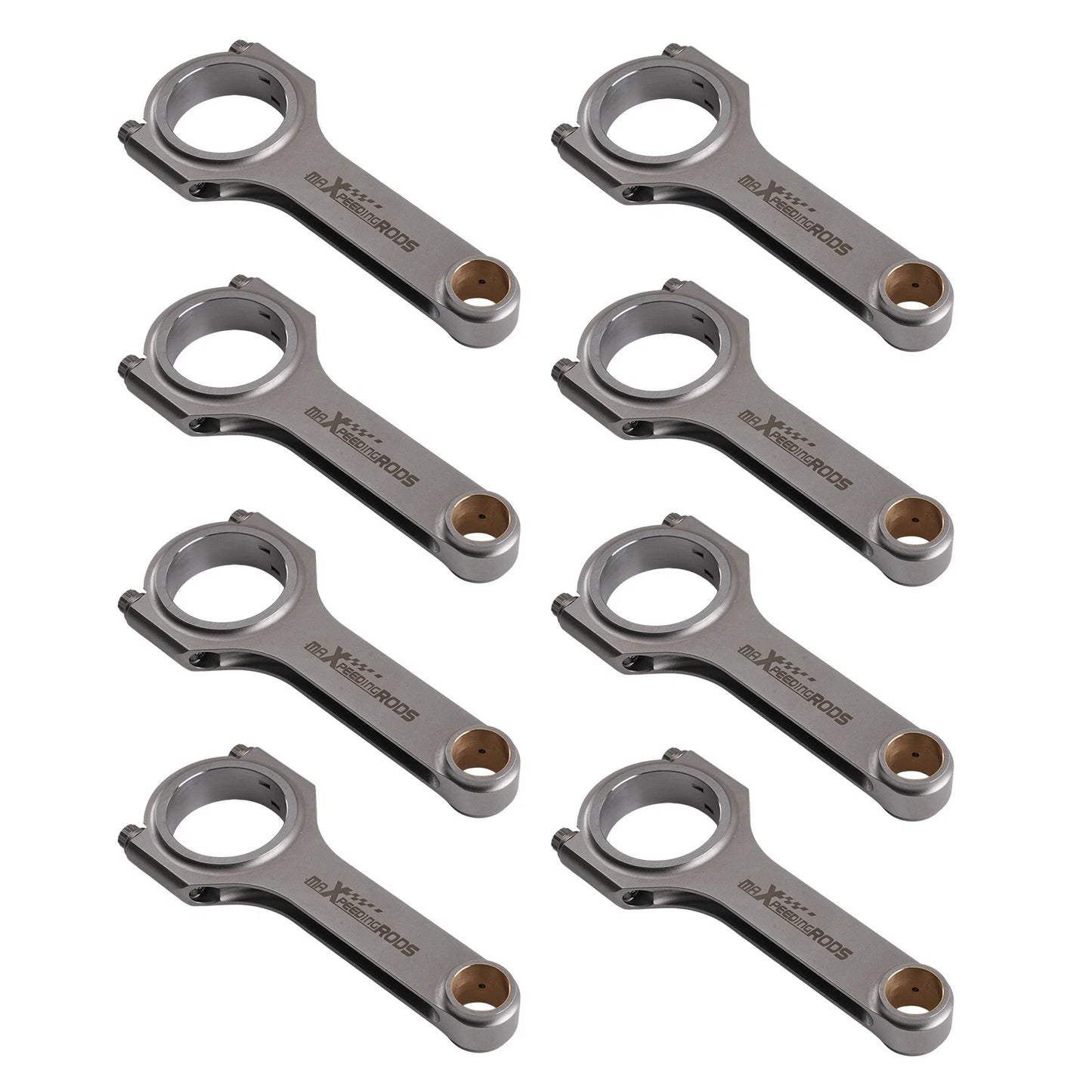 Connecting Rod Kit for GM 283/327 (1968–1973) 6.000" H-Beam Chrome Moly
