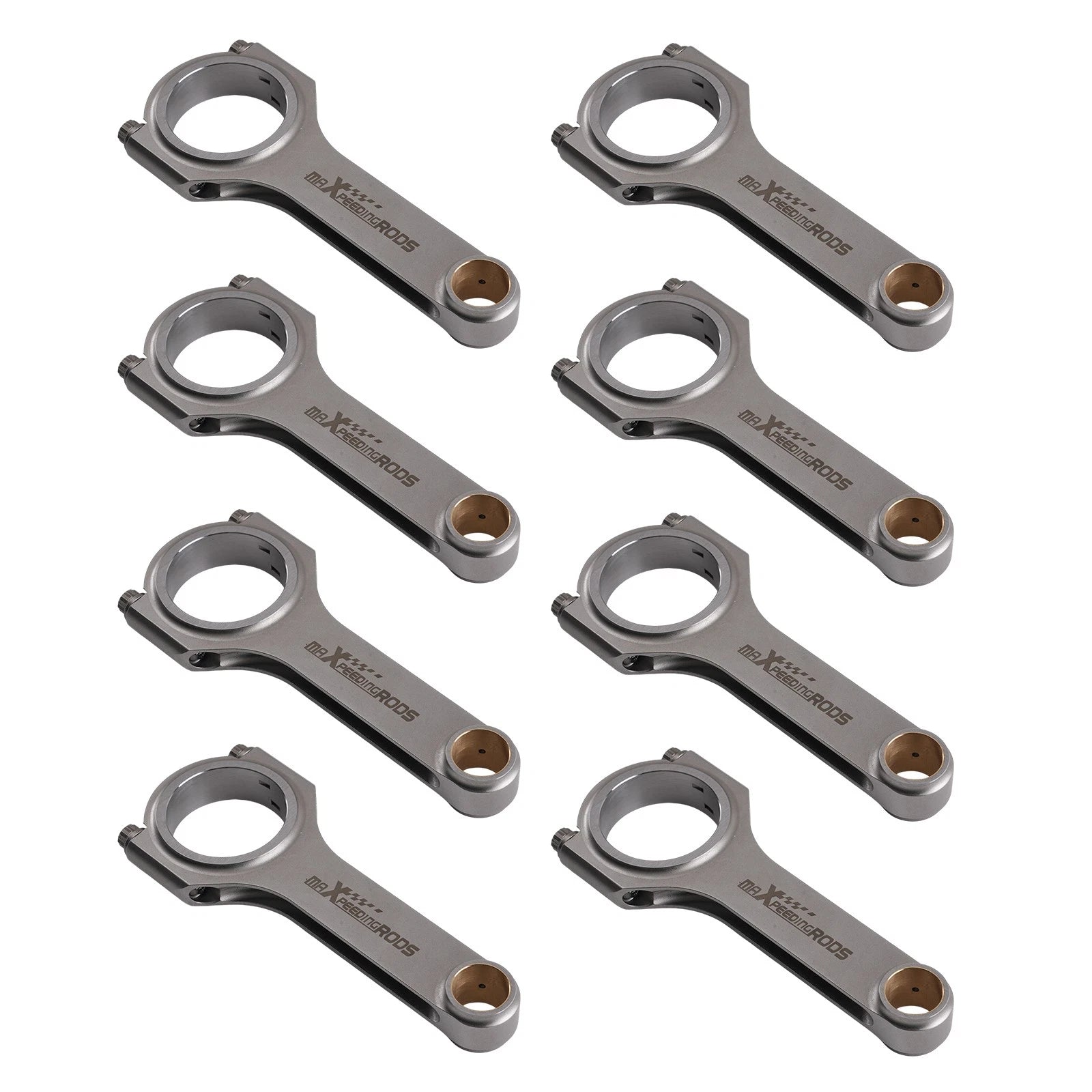 Connecting Rod Kit for GM 283/327 (1968–1973) 6.000" H-Beam Chrome Moly