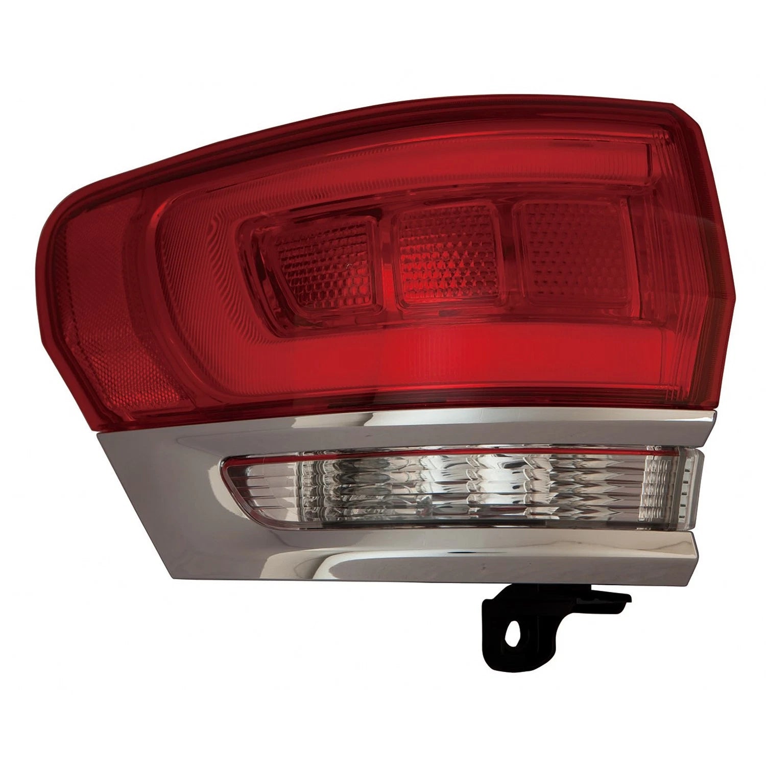 Chrome Driver Side Outer Tail Light Assembly for 2014-2021 Jeep Grand Cherokee