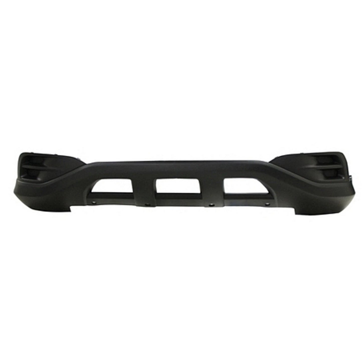 Replacement Black Textured Front Lower Bumper Cover w/o Fog Holes