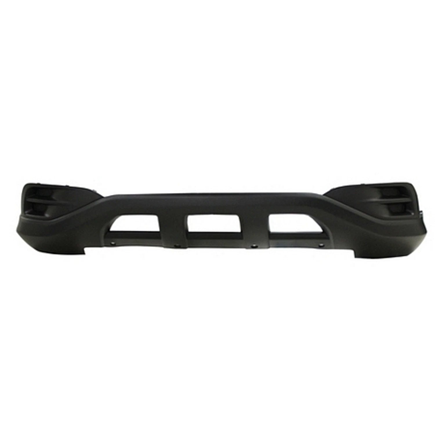 Replacement Black Textured Front Lower Bumper Cover w/o Fog Holes