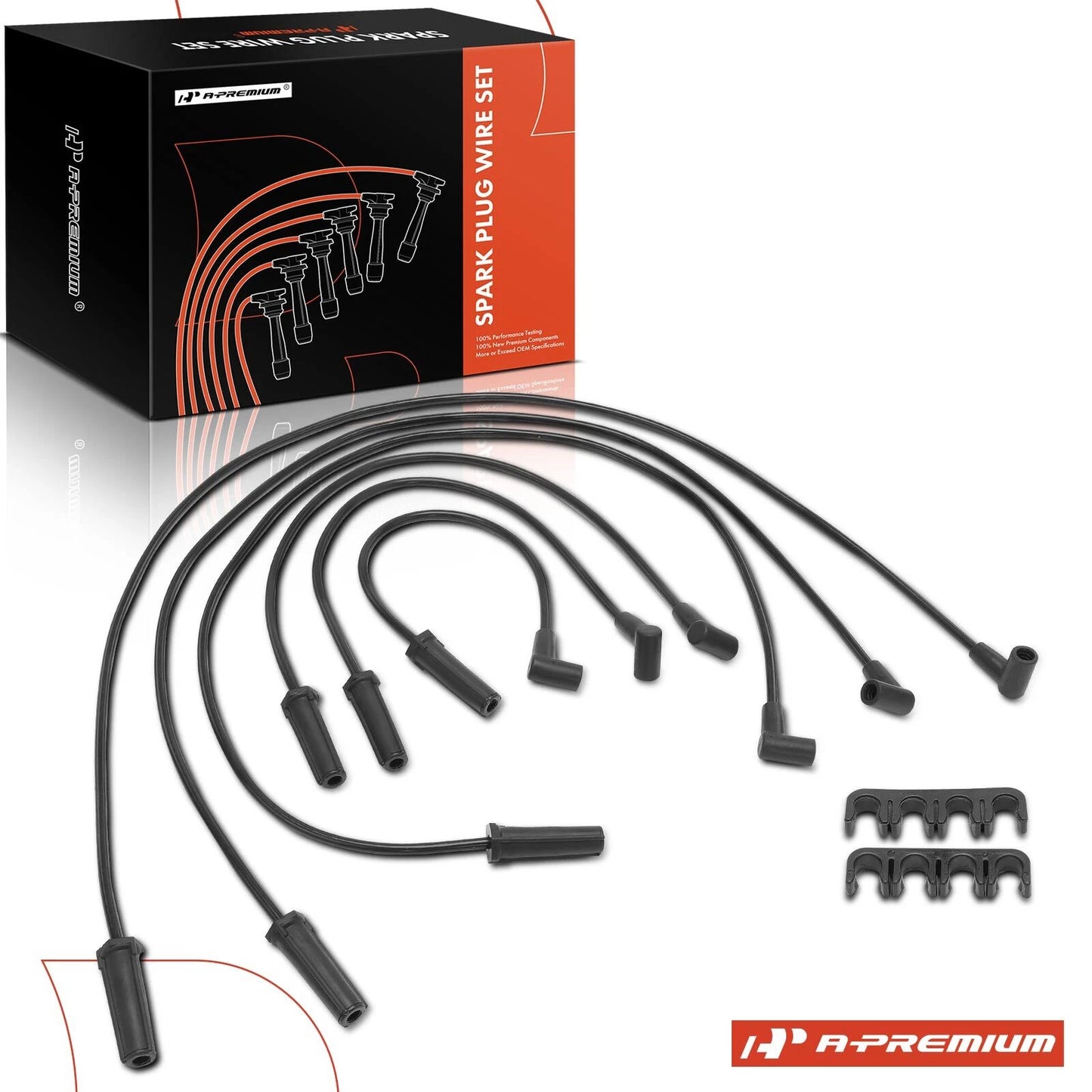 6x Spark Plug Wire Set for Chevy Impala (2000–2005) Buick LaCrosse Pontiac