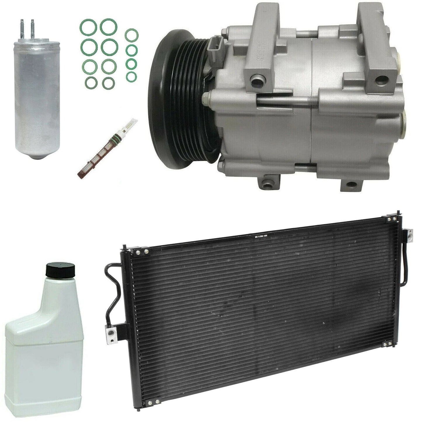 AC Compressor Kit With Condenser for Toyota Hilux (2011–2015)
