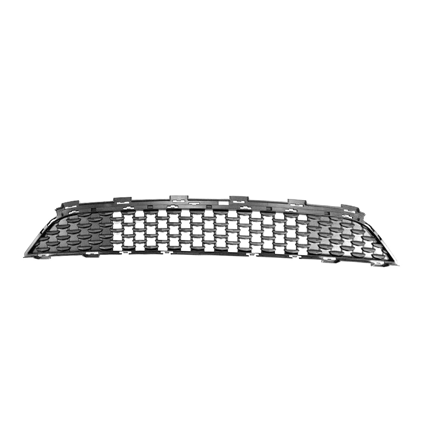 Front Bumper Cover Grille Replacement Black Plastic for Toyota Hilux (2016–2020)