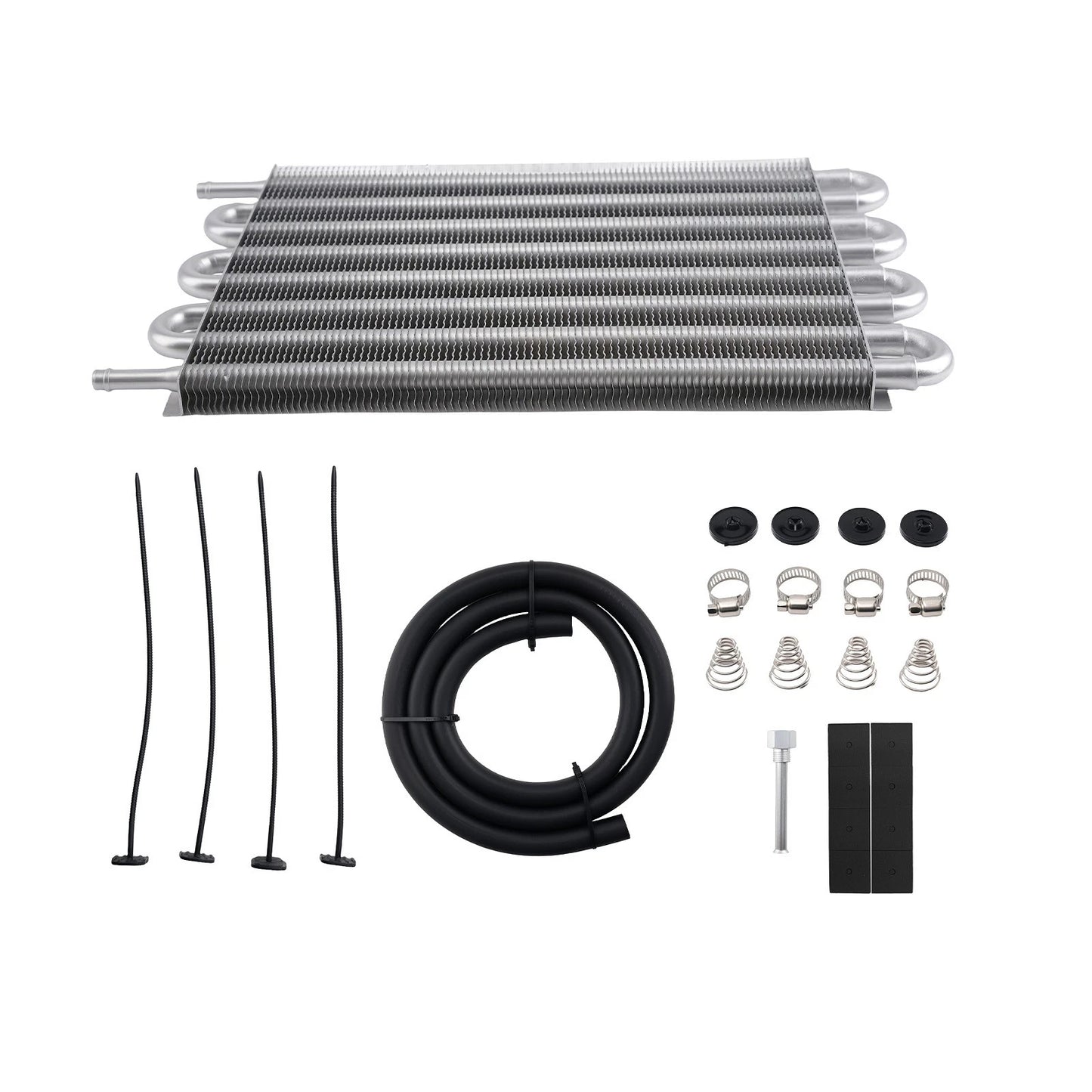 Aluminum Transmission Oil Cooler for Universal Heavy-Duty Vehicles (8 Row, 12)