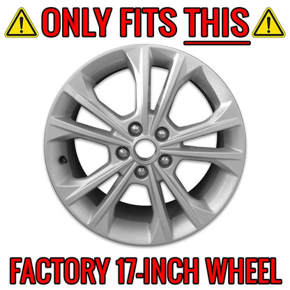 17 Inch Chrome Wheel Skins Replacement for 2017 Ford Escape (2017–2019)