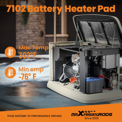 Battery Heater Pad Kit for Generac Standby Generators (7101, 9–22 kW, 2000–2000)