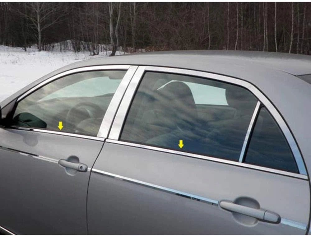 4pc. Luxury FX Chrome Window Sill Trim for 2009-2013 Toyota Corolla
