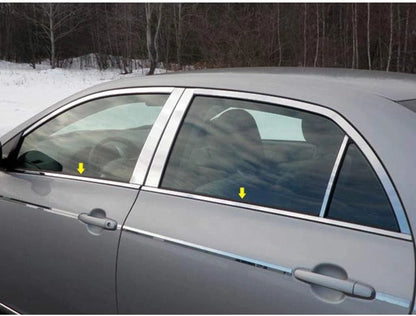 4pc. Luxury FX Chrome Window Sill Trim for 2009-2013 Toyota Corolla