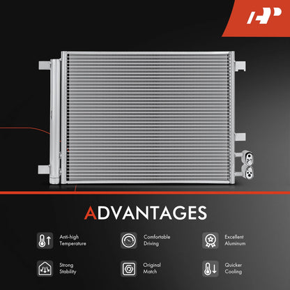 A/C Condenser with Bracket & Receiver Drier for Chevrolet Corvette (2014–2019)
