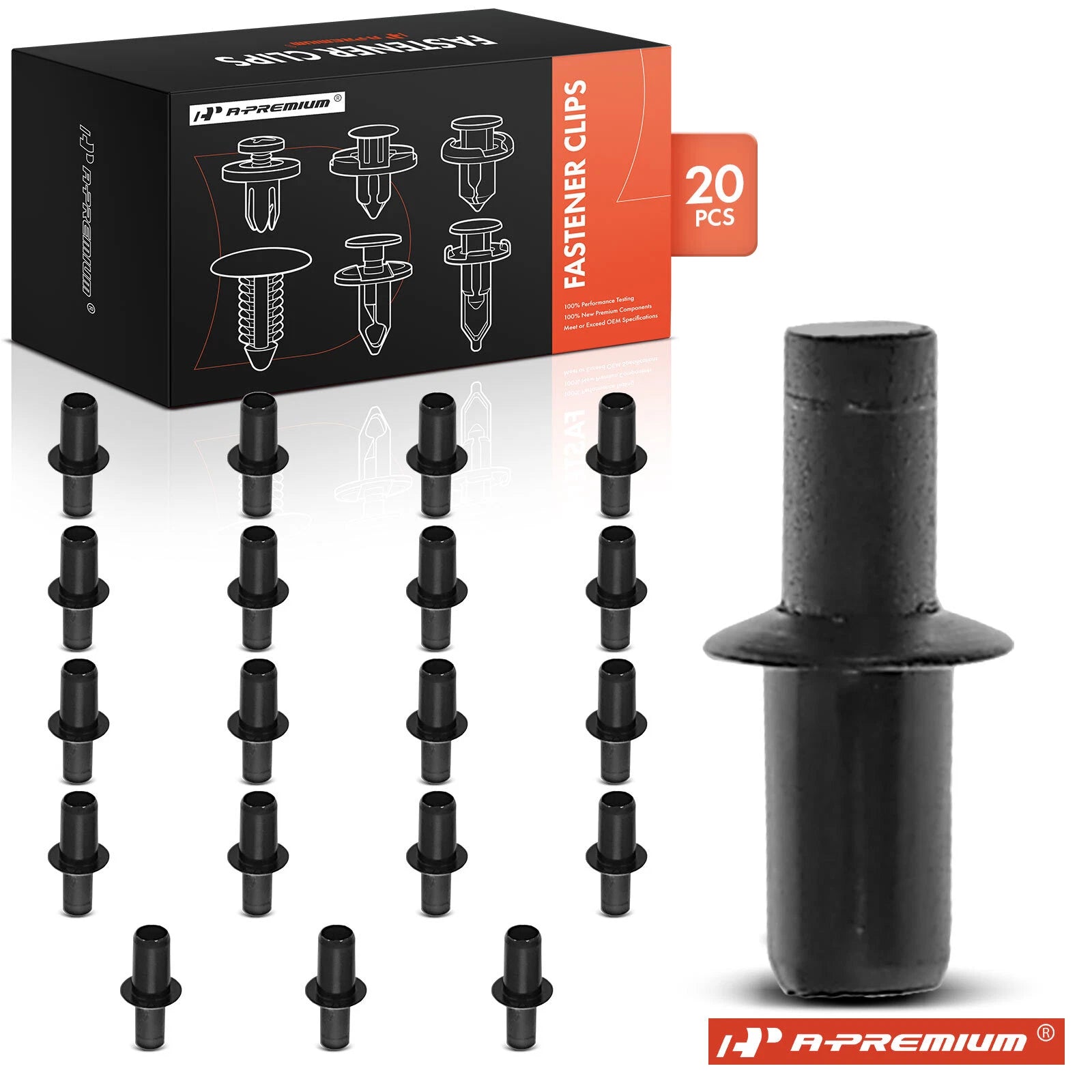 20Pcs Nylon Trunk Hatch Trim Clip Retainers for Mercedes (2005-On)