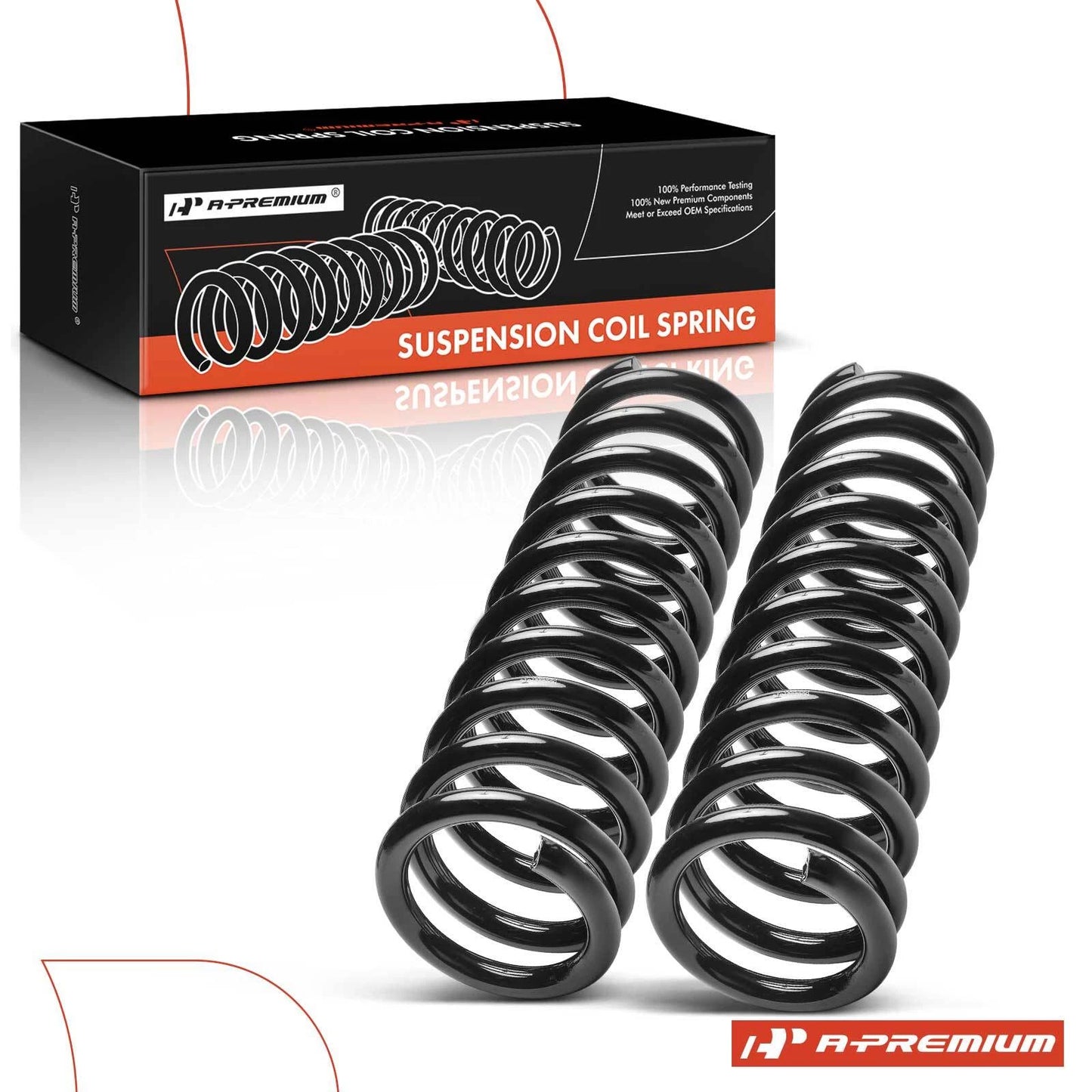 2X Front Coil Springs for Chevy Chevelle (1969–1972) Olds Cutlass Pontiac